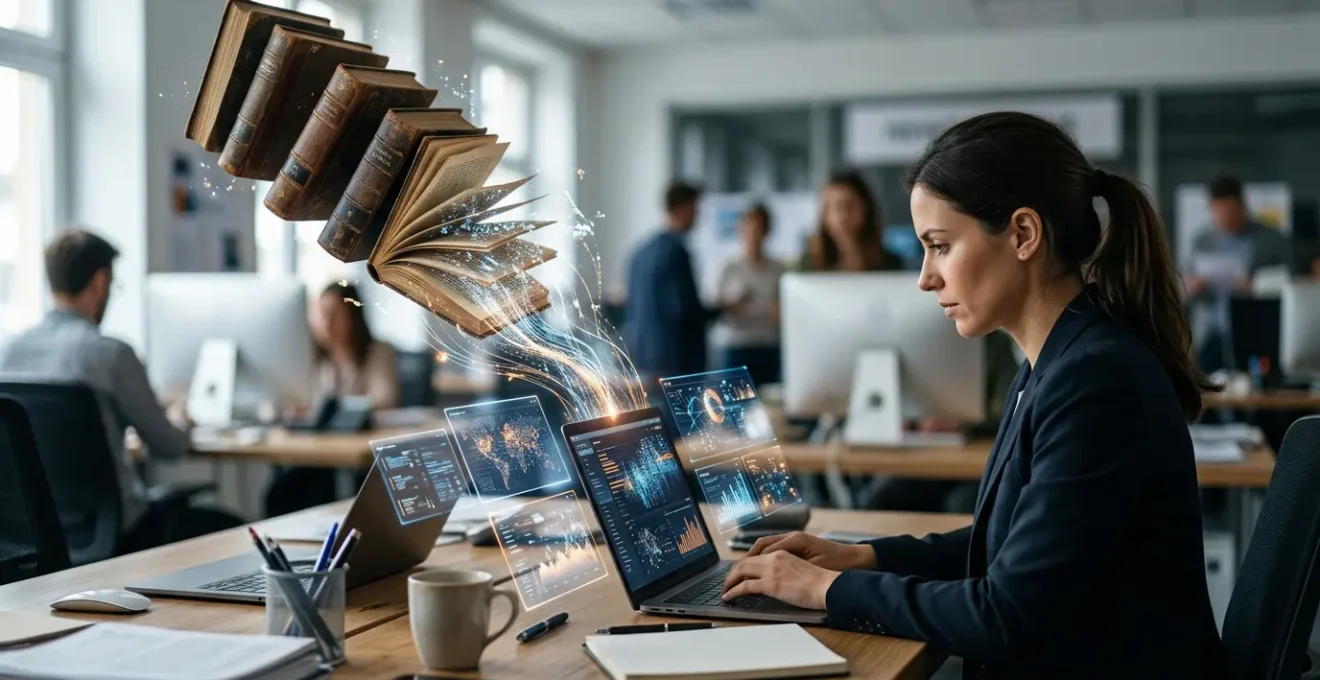 A journalist with books creating powerful investigative framework