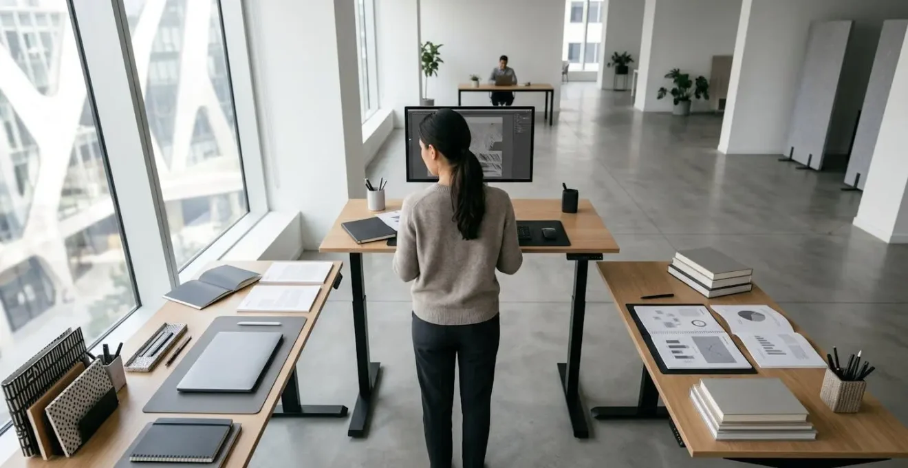 Professional managing multiple responsibilities with strategic time blocks